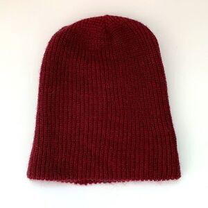 Zara Accessories Beanie Burgundy 